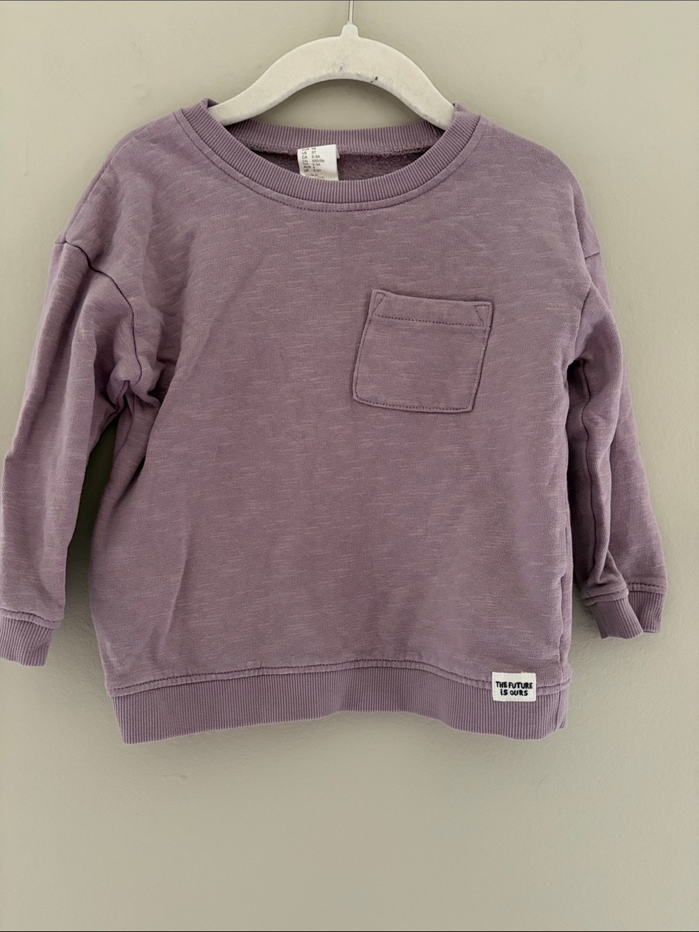 H&M Purple Kids Crewneck Sweatshirt 3T